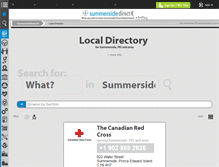 Tablet Screenshot of directory.summersidedirect.info